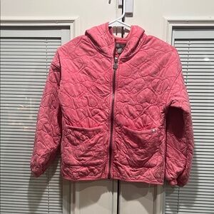Lucky Brand Pink Quilted Kids Puffer Jacket